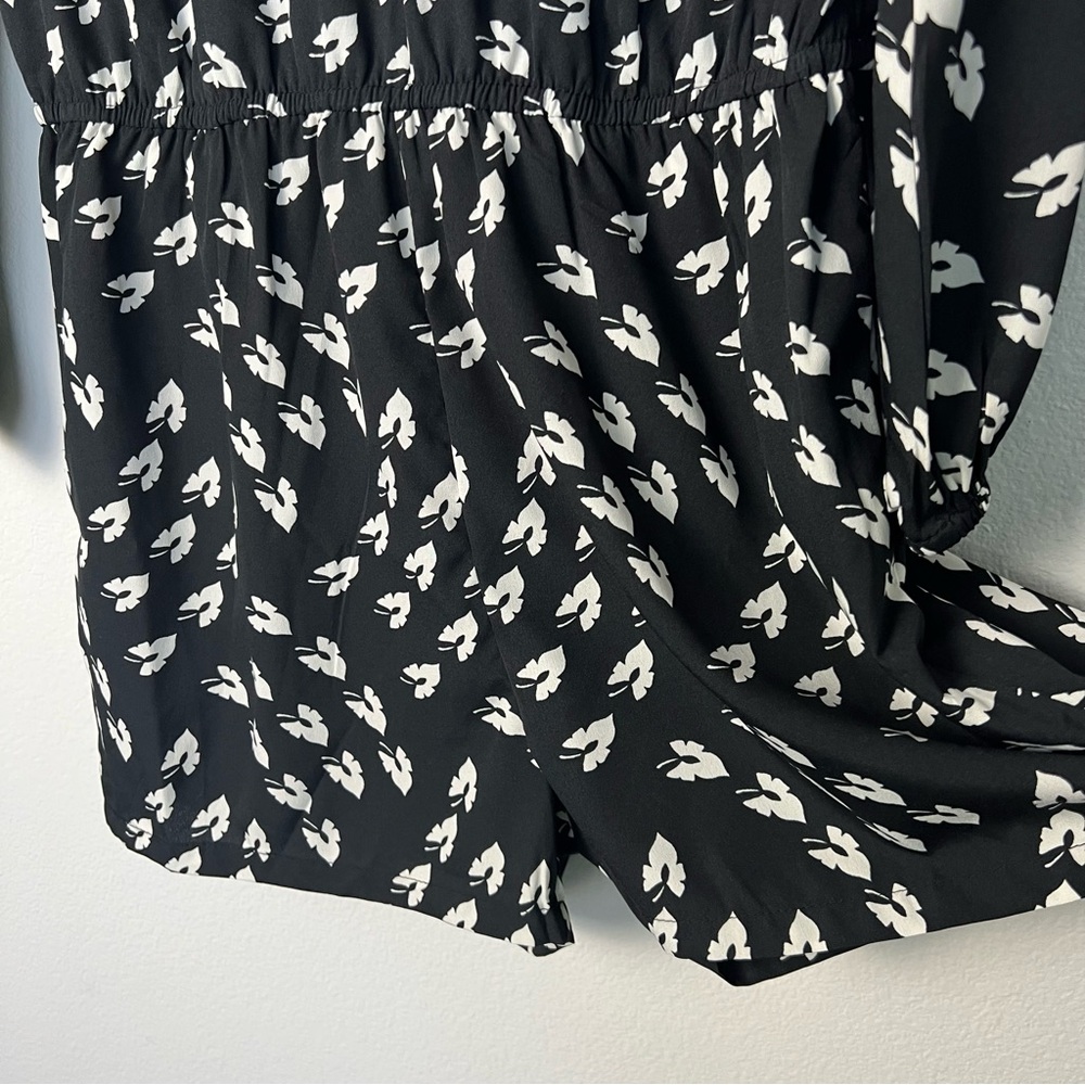 Anthropologie Black and White Patterned Romper - Picture 9 of 14